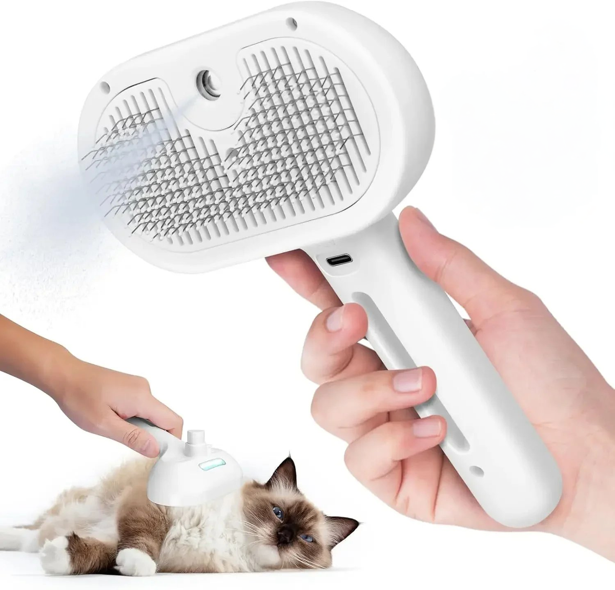 SteamyPaws™ Steam Grooming Brush