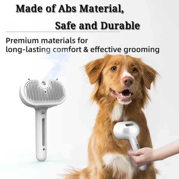 SteamyPaws™ Steam-Powered Pet Brush